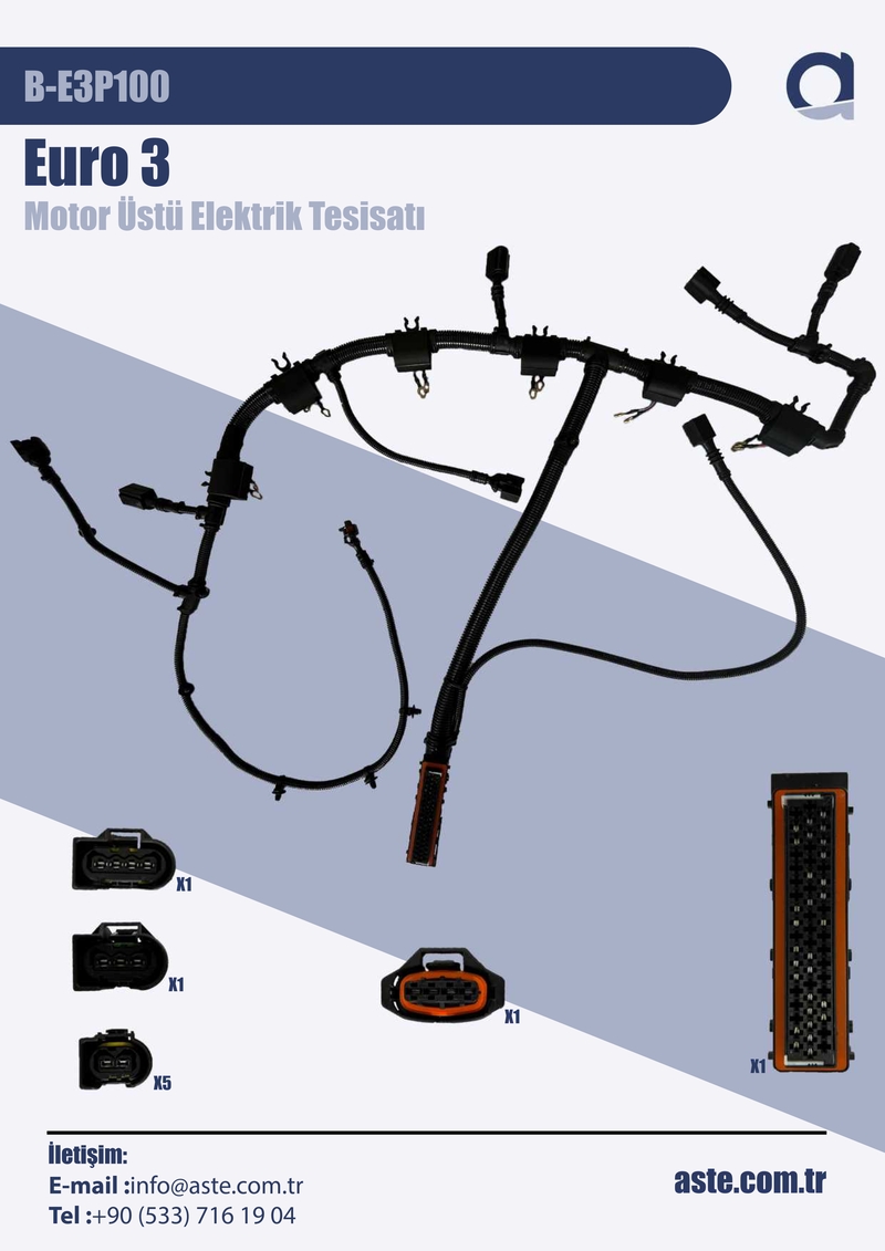 Euro 3 Motor Üstü Elektrik Tesisatı (B-E3P100)