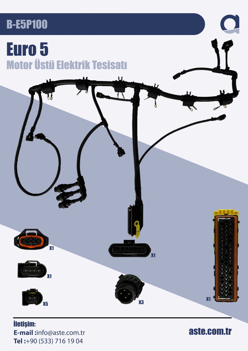 Euro 5 Motor Üstü Elektrik Tesisatı (B-E5P100)