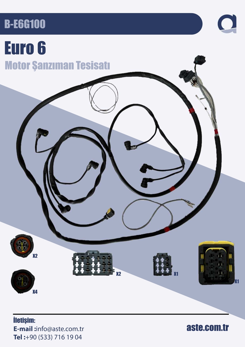 Euro 6 Motor Şanzıman Tesisatı (B-E6G100)