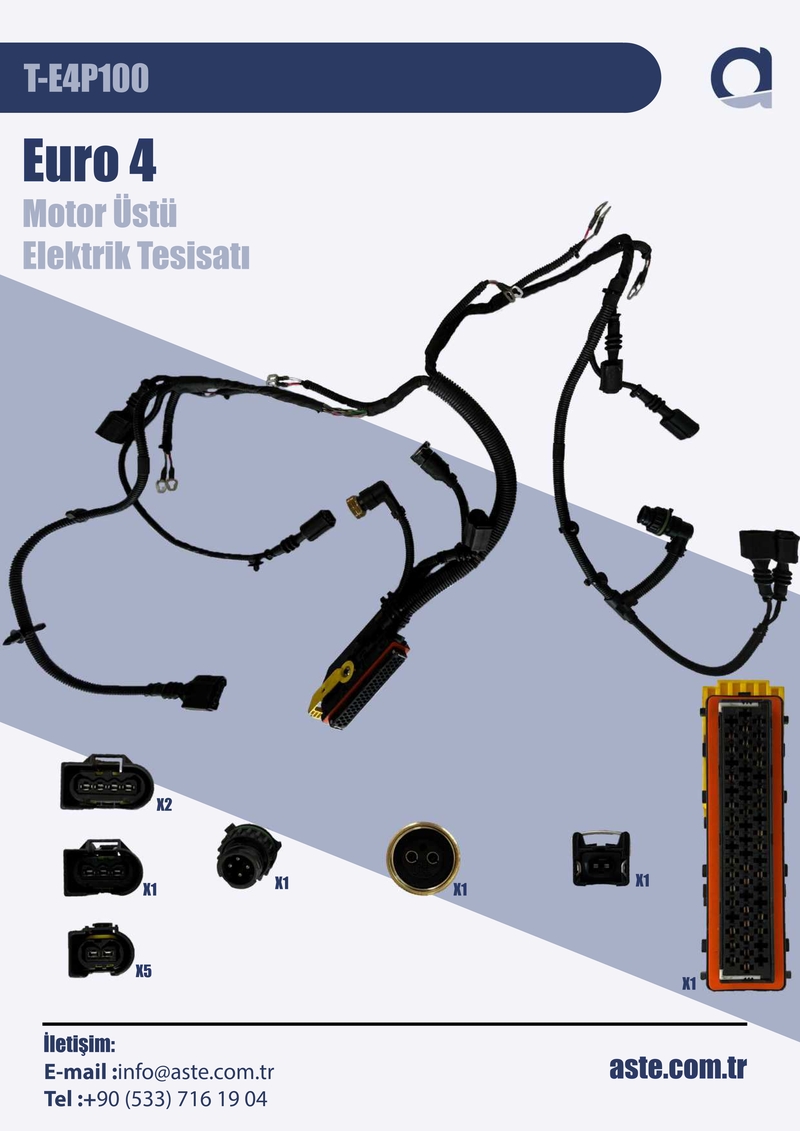 Euro 4 Motor Üstü Elektrik Tesisatı (T-E4P100)