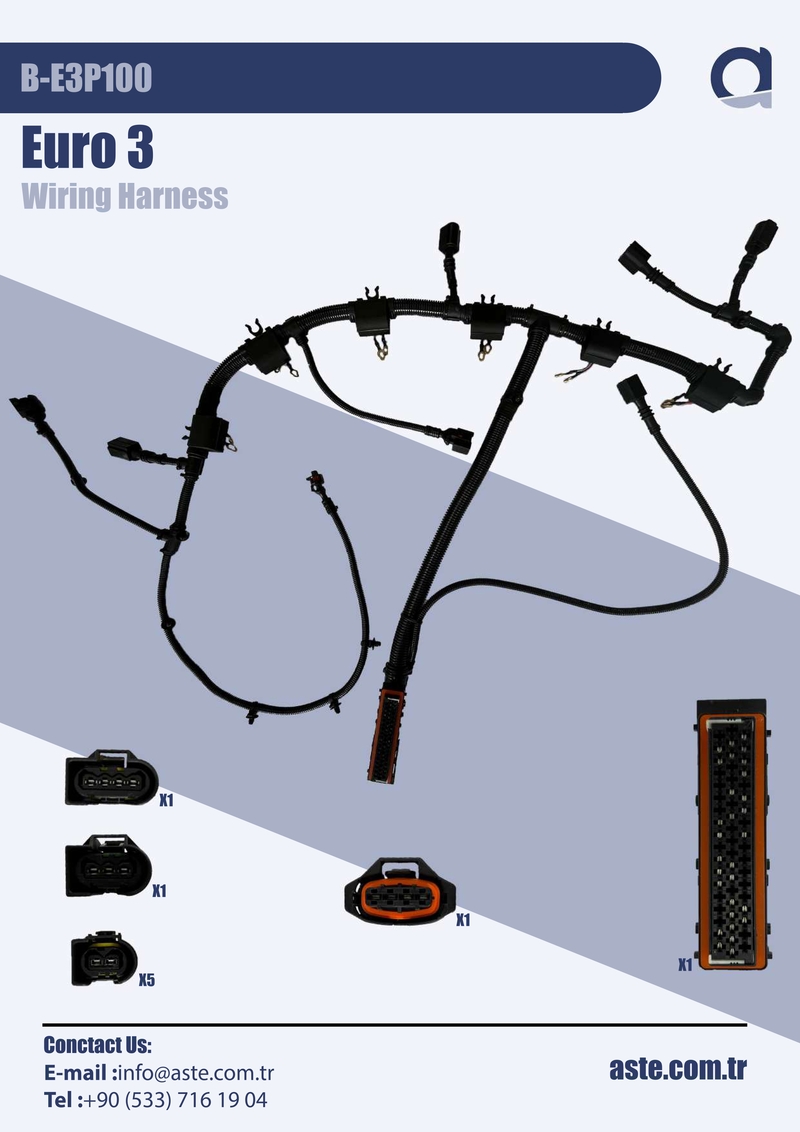 Euro 3 Wiring Harness (B-E3P100)