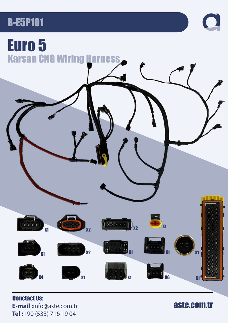 Euro 5 Karsan CNG Wiring Harness (B-E5P101)